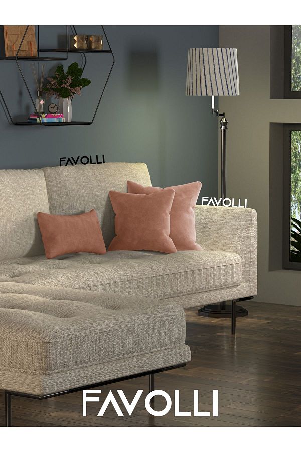 FAVOLL Velvet Textured Salmon Color Throw Pillow Case Hidden Zipper Suitable for Dream Series Punch Trendyol