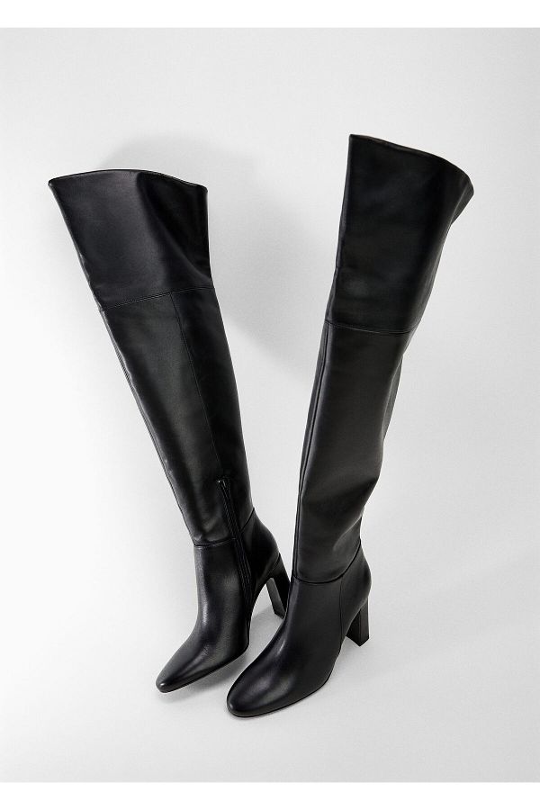 Mango over the knee boots top