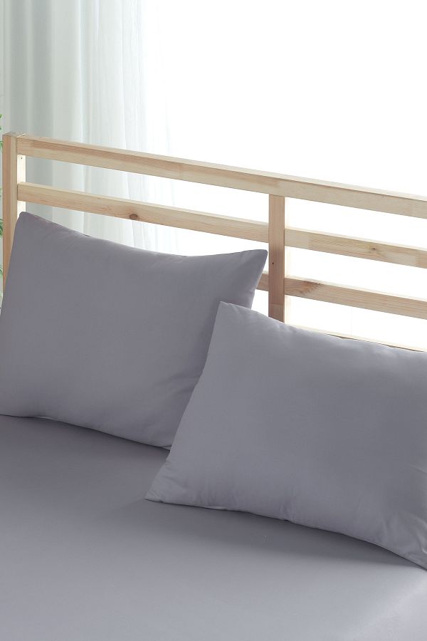 Formeya-Graues 2-teiliges Vakuumkissen-Set - Außenstoff 50x70 cm 1