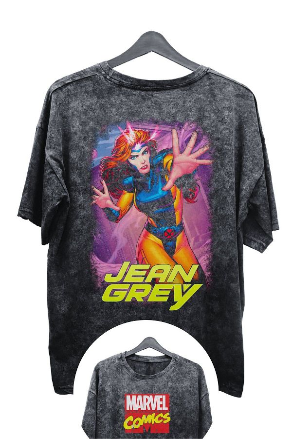 CNGZSHOP-Marvel Comics Printed Unisex Jean Gray T-Shirt - Oversize Washable Retro T-Shirt 1