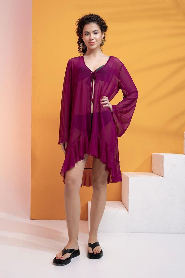 Caftan en tulle clearance