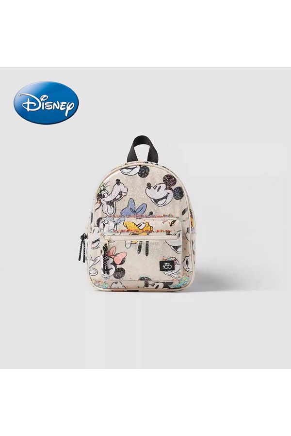 D SNEY Disney Girls Backpack Mickey Mouse Print Girls Travel Storage Fashion Cartoon Cute Girl Baby Mini. Trendyol