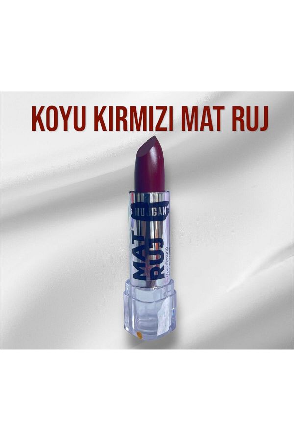 MT-Dark Red Matte Lipstick - Stylish and Comfortable 1