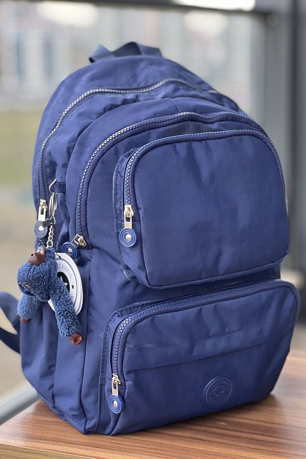 NEMO BAGS Unisex Navy Blue Backpack School Bag Laptop And Travel Bag Waterproof Sports Bag 40x30x15 Trendyol