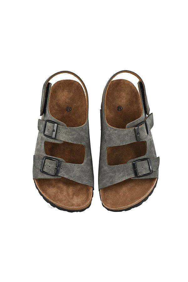JustBow-Sandale ortopedice pentru copii unisex kaki 1