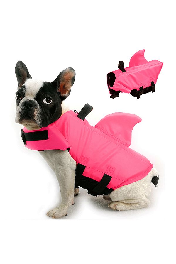 Choice Enhanced Buoyancy Summer Dog Life Jacket for Small Dogs Shark Swimming Clothes Safety Vest with Handle Trendyol