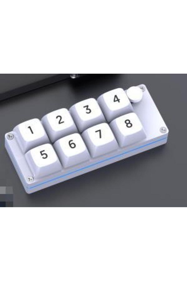 Choice-8 Key Macro Programmable Fully Hot Swappable Mechanical Switch 4 Color RGB Light Gaming Mini Keyb... 1