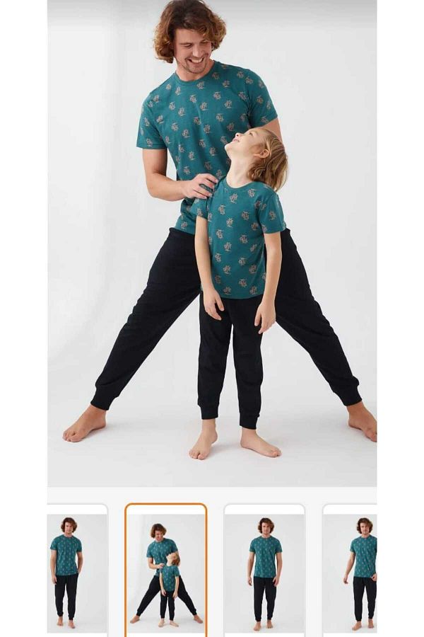 Arnetta-FATHER SON COMBINATION PYJAMAS [DIFFERENT PRICES FOR FATHER AND CHILDREN NEED TO ADD ONE IN THE BASKET] 1
