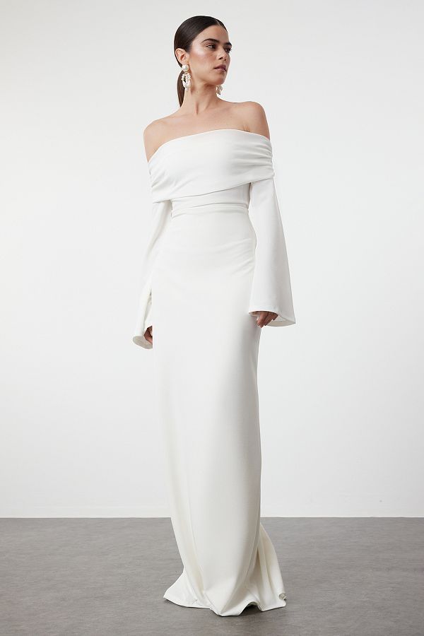 Knitted evening dress hot sale