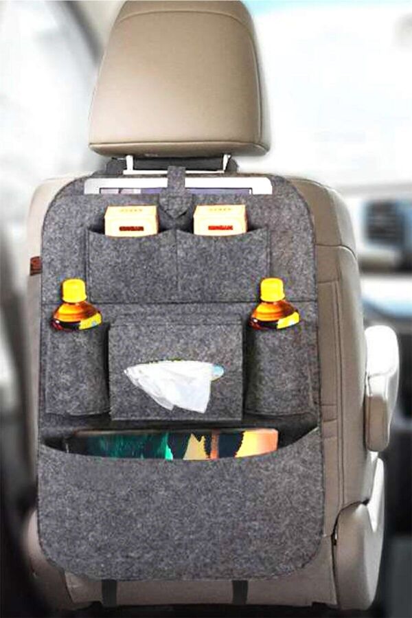 FIESSE Ankaflex Araç Araba Oto Içi Koltuk Arkası Organizer 2 Adet Eşya Düzenleyici Koruyucu Kılıf