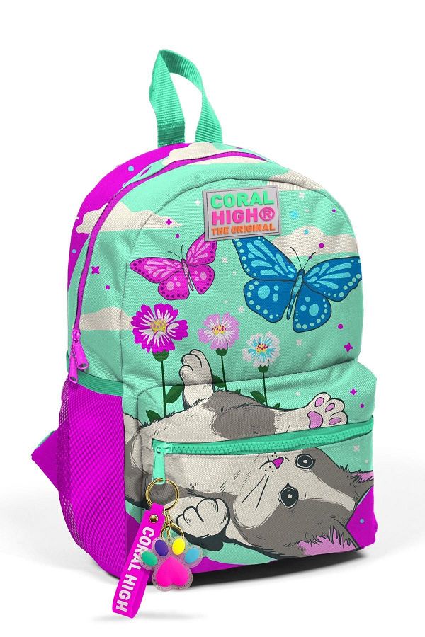Coral High-CORAL HİGH KIDS - حقيبة ظهر صغيرة منقوشة بقسمين 1