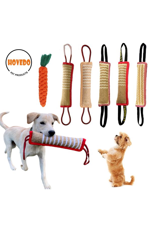 Choice Durable Dog Training Tug Toy Pillow Style with Rope Handles for Large Dogs Trendyol