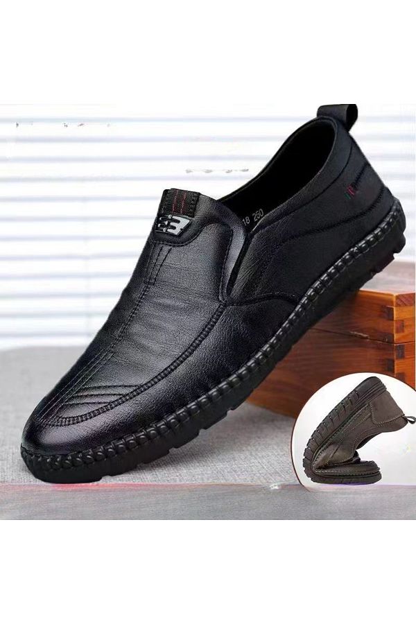 Choice Men s Leather Loafers Non Slip Breathable Outdoor Slip On Casual Shoes for Work Trendyol