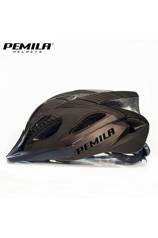 PEMILA Stripe Ultralight Road Mountain Bike Helmet With Sun Visor Ultralight DH MTB Bicycle Helmet Outdo. Trendyol