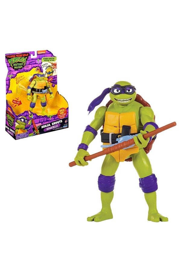 TMNT-شخصيات سلاحف النينجا الفاخرة دوناتيلو مع الصوت 1