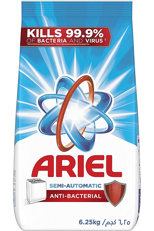 Ariel-Semi Automatic Antibacterial Washing Powder 6.25 Kg 1