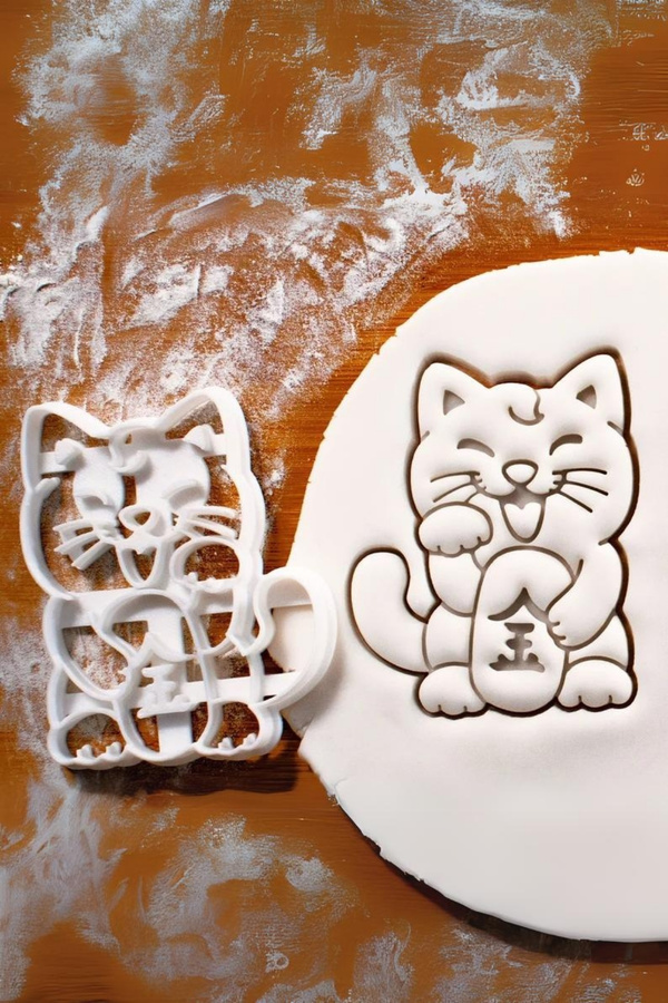 oalpo Smiling Cat Cookie Mold Dough Shaper- Trendyol