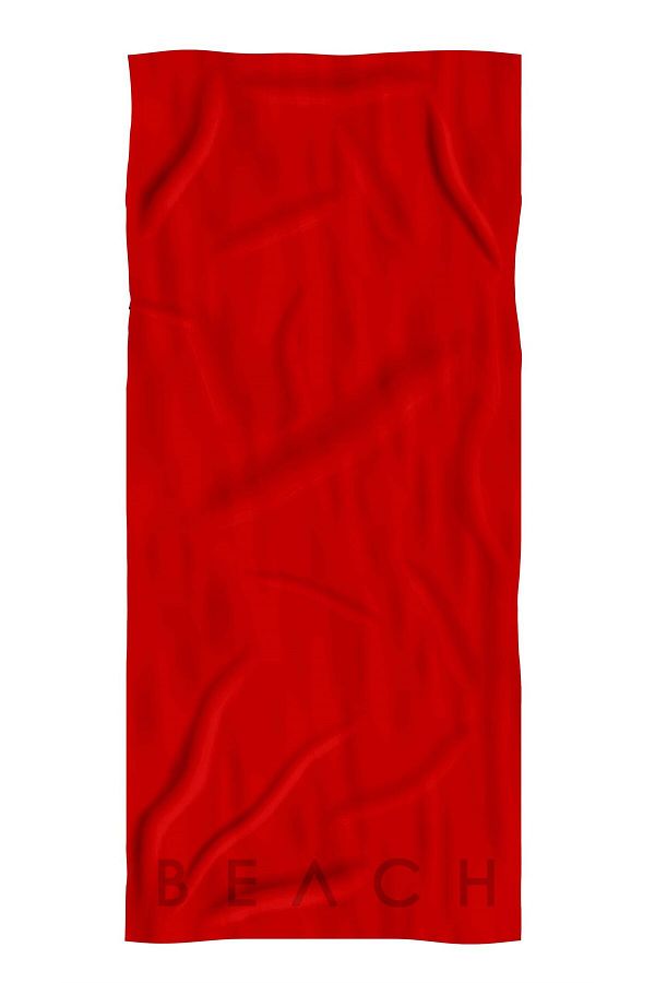 C&City-C12022-2 Modell Rotes Strandtuch 1