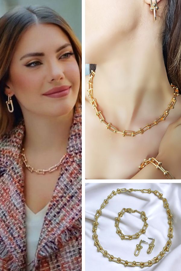 Tiffany necklace and bracelet set sale