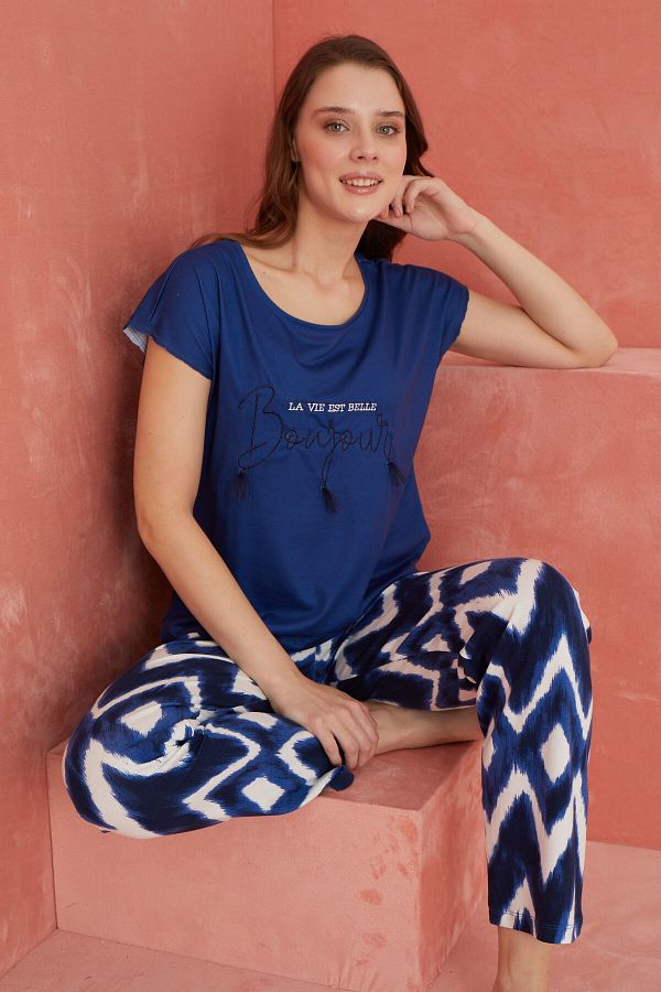 ELİTOL-Cotton and Lycra Pajama Set 1