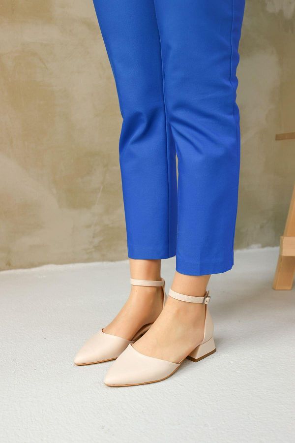 ZENNESHOES Mia High Heels Beige Trendyol