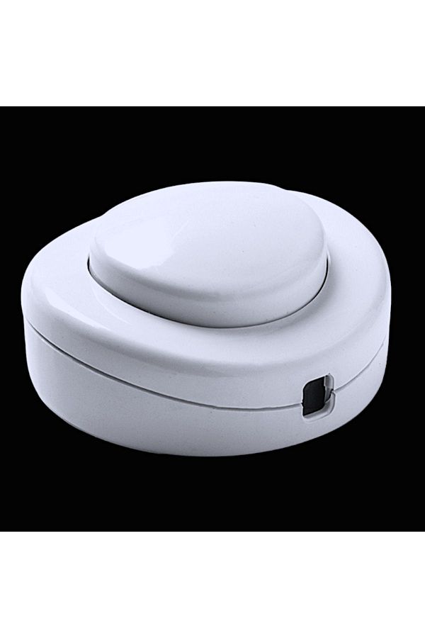 Tek-İş-Intermediate Point Foot Floor Button Circuit Breaker Lamp Switch White 1