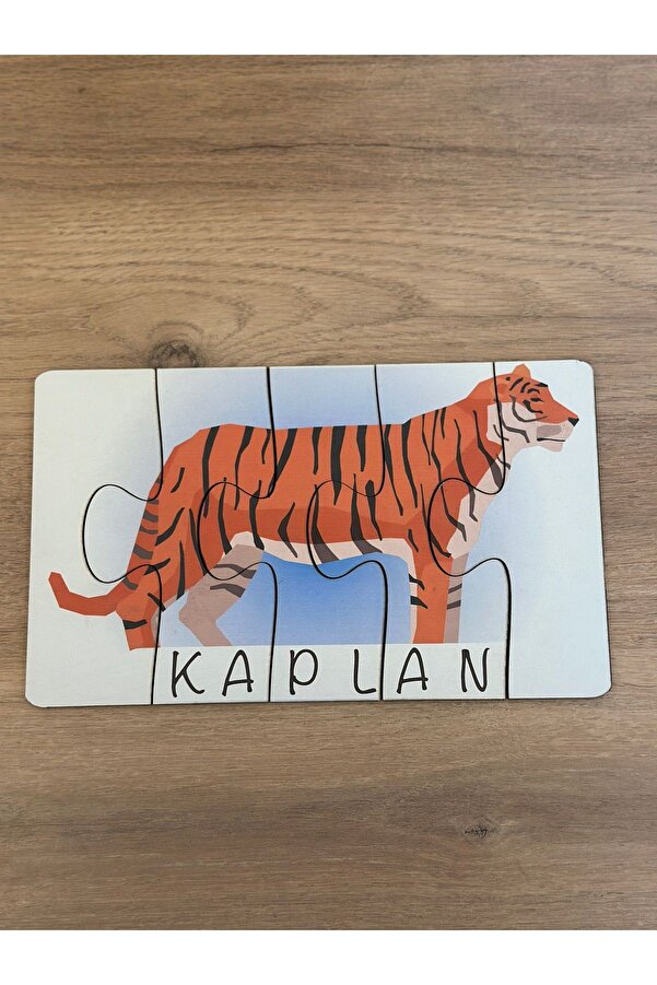 Bellacasa Hayvanlar Öğrenme Eşleme Puzzle Kartı, Puzzle Eğitici Oyuncak, Montessori Eğitim Oyuncak, Motor Zeka