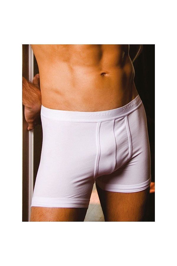 X-Man-Slip boxer pentru bărbați, gri, fără model, cu picioare scurte 703 1