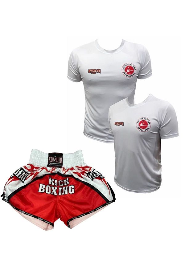 KOMODO SPORT-KICK BOXING SHORTS COMPUTATION and KICK BOXING COMPUTATION TEE ST1001 1