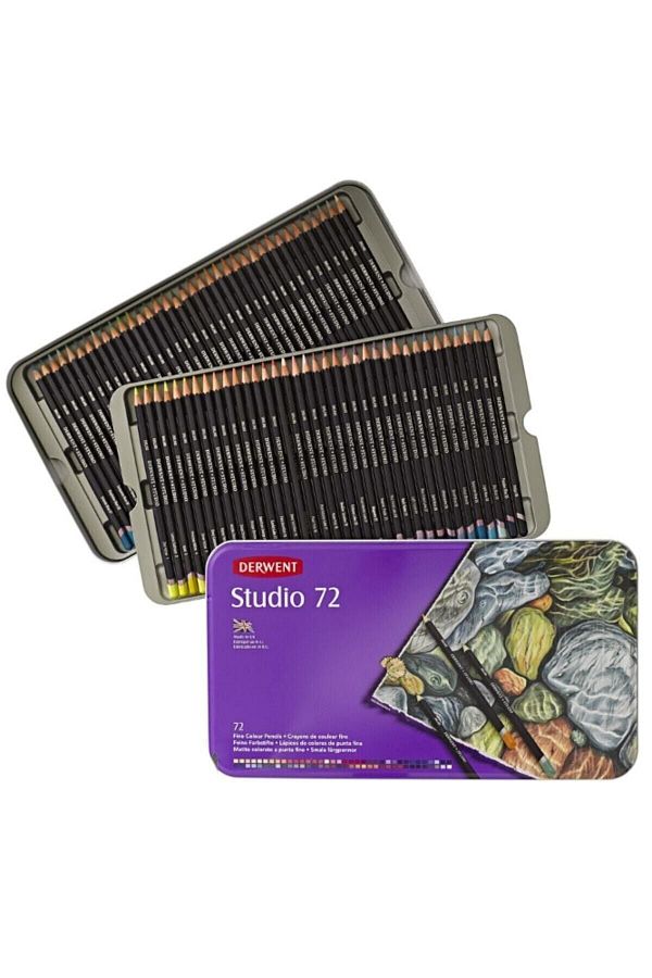 Derwent-Studio Pencils Colored Pencils Tin Box of 72 1