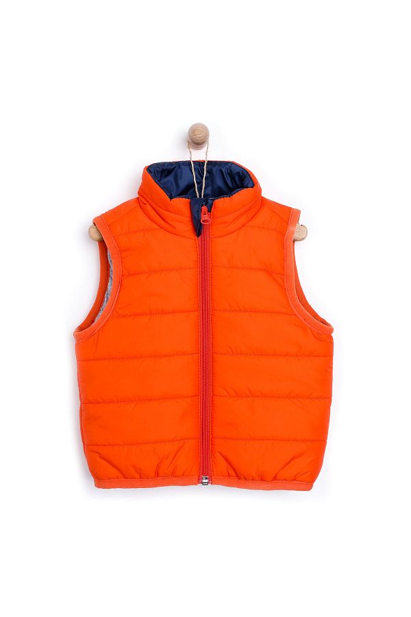Verscon Basic Orange Vest for 1 Year Old Baby Boy Trendyol