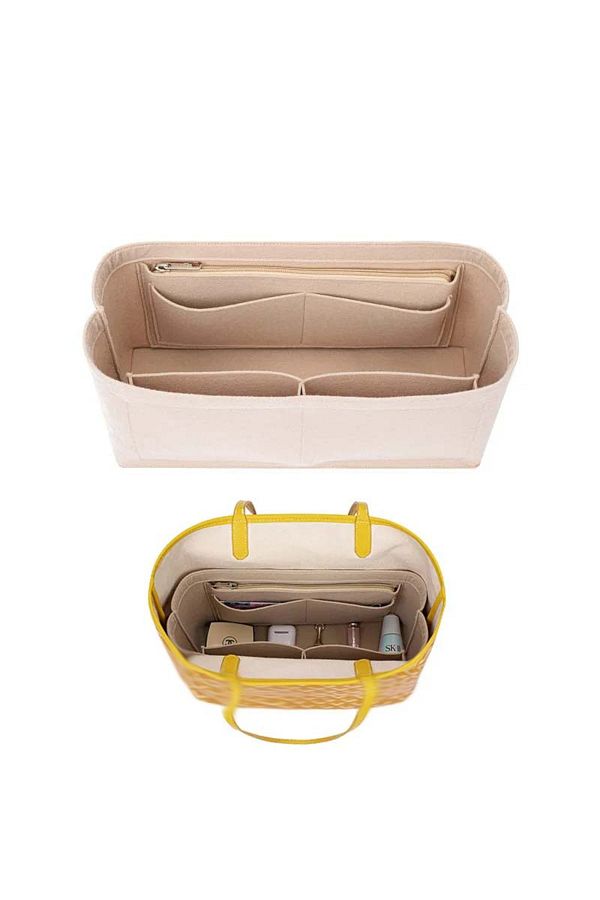 Choice Felt Insert for Goyard Tote Cosmetic Organizer Zippered Makeup Bags and Inner Pouch Trendyol