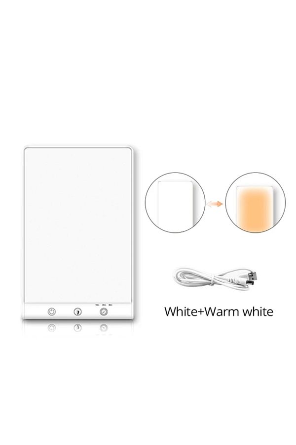 Choice 12000 Lux LED SAD Light Daylight Therapy Lamp 3200k Happy Mood Light Touch Dimmable for Winter An. Trendyol