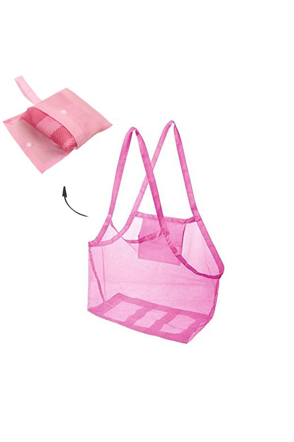 Mesh bag for beach toys best sale