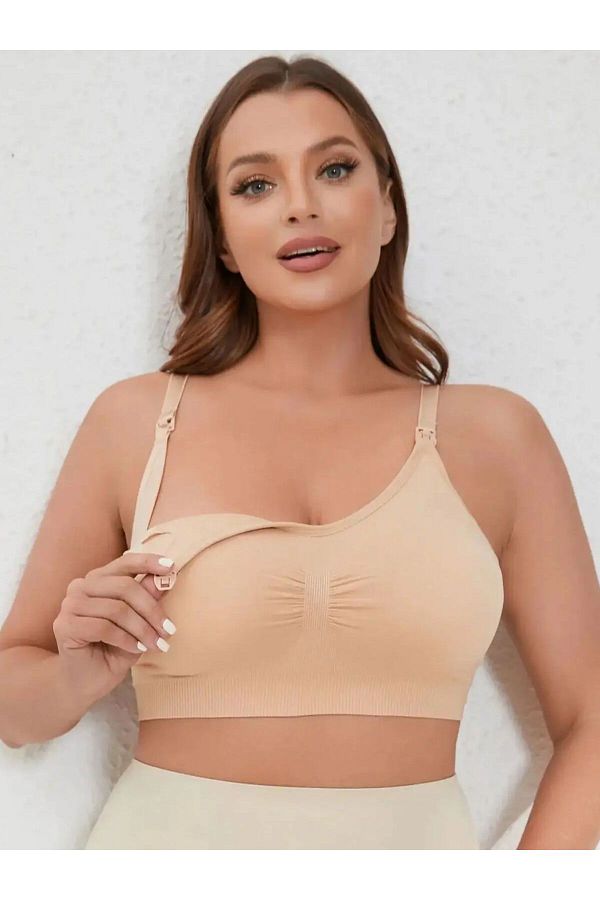 Choice Adjustable Seamless Plus Size Nursing Bra Breathable Women Breastfeeding Bra High Quality Underwe. Trendyol
