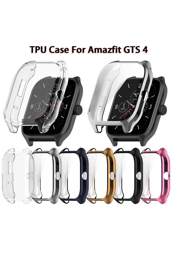 Choice Bumper Case for Amazfit GTS 4 Smart Watch with High TPU Protector Trendyol