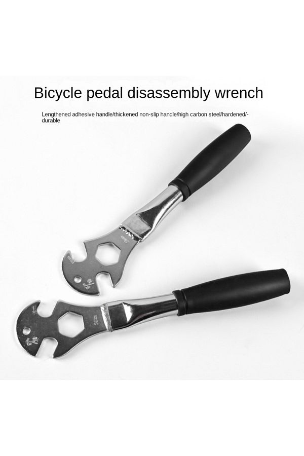 Choice Bicycle Pedal Wrench Extra Long Handle MTB Road Mountain Bike Pedals Install Remover Removal Repl. Trendyol
