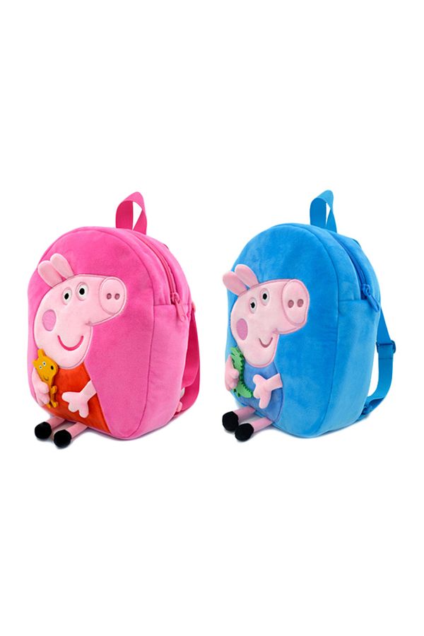Choice Peppa Pig Child Plush Backpack George Kindergarten Backpack Cartoon Shoulder Bag Girls Birthday G. Trendyol