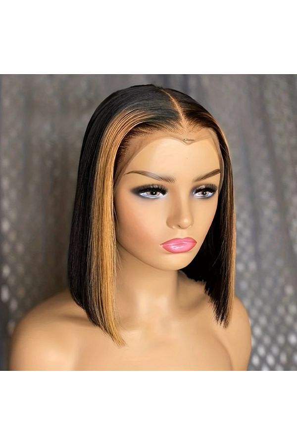 Choice Highlight 13x4 Lace Frontal 1B 27 Colored Pre Plucked Brazilian Straight 100 Human Hair Wigs For. Trendyol