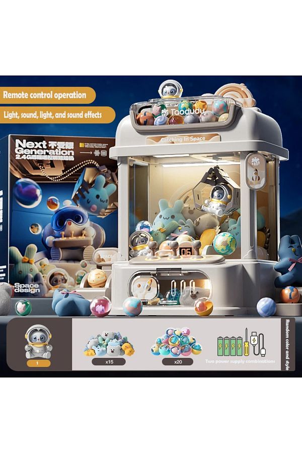Choice-Big Size DIY Doll Machine Kids Coin Operated Play Game Mini Claw Catch Toy Crane Machines Music D... 1