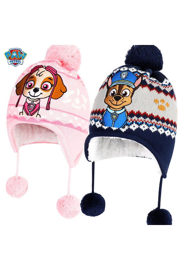 PAW PATROL Genuine PAW Patrol Chase Skye Children Ear Protection Beanies Infant Plush Earflaps Cap Soft Cart. Trendyol
