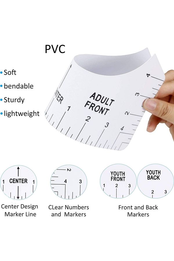 T shirt ruler guide top