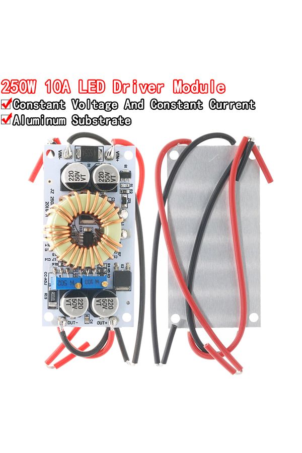 Si Tai&SH-DC DC Boost Converter Constant Module Current Mobile Power Supply 250W 10A LED Driver Module Non-... 1