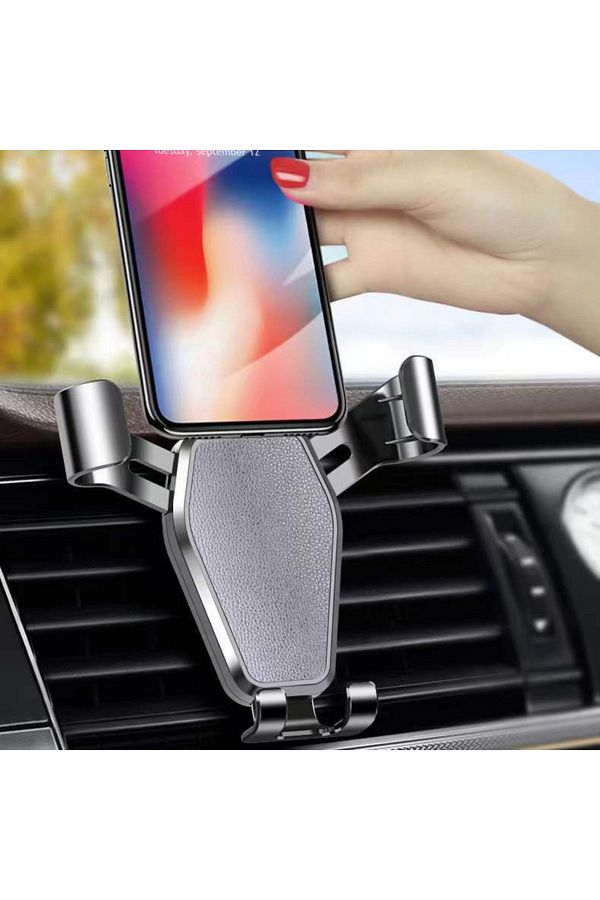 Choice Universal Gravity Auto Phone Holder Car Air Vent Clip Mount Mobile Phone Holder CellPhone Stand S. Trendyol