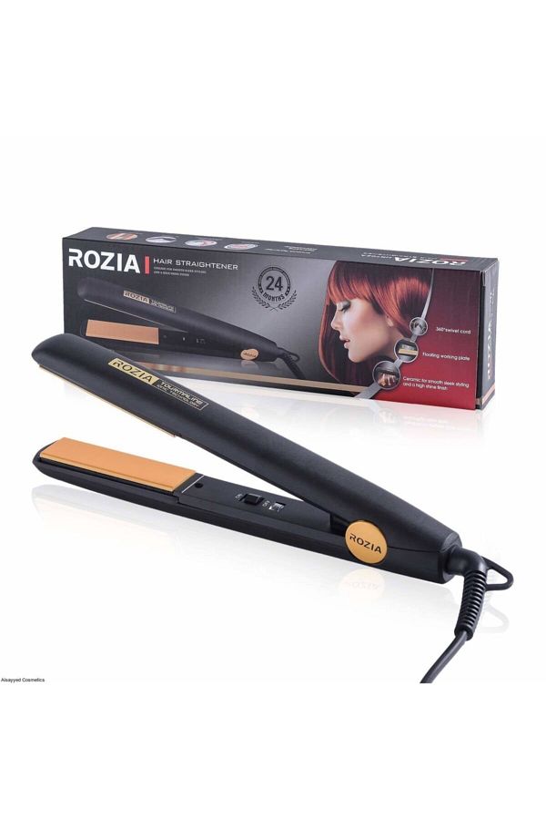 HESCOM Rozia Ceramic Hair Straightener black Trendyol