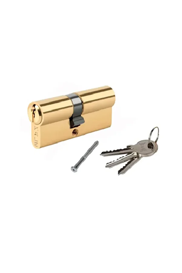 KALE-Lock 164 Gnc 68 Mm Yellow Barel 3 Keyed External Door Hub 1