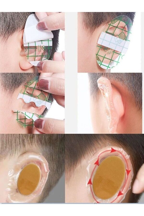 Allmart Su Geçirmez Bebek Banyo Kulak Koruyucu Bant 10 Adet