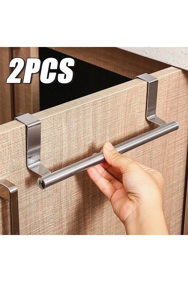 Choice 1 2 PCS Stainless Steel Towel Bar Cabinet Door Towel Hanging Bar Stainless Steel Bathroom Kitchen. Trendyol