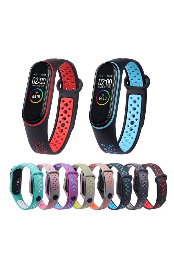 congdi Breathable Strap For Xiaomi Mi Band 3 4 5 6 7 Smart Watch Wrist M3 M4 Bracelet For Xiaomi MiBand Trendyol