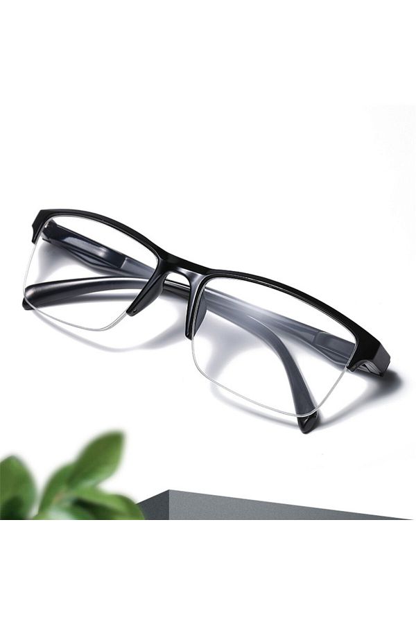 Choice-Square Reading Glasses Ultralight Half Frame Presbyopic Eyeglasses Men Women +0.25 0.5 0.75 1 1.2... 1
